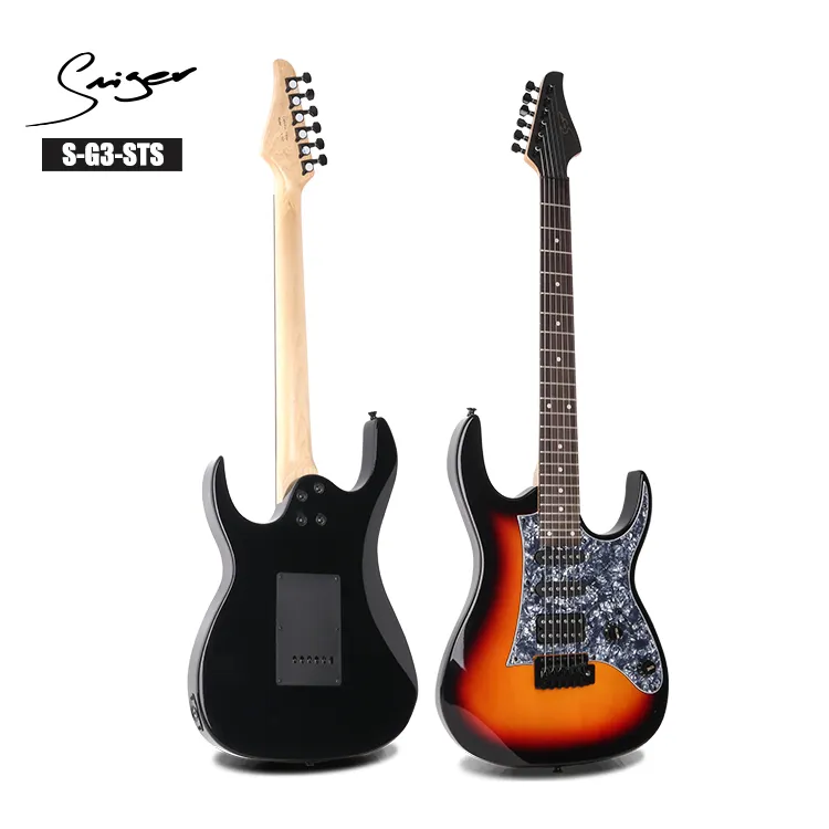 Precio al por mayor Barato Económico OEM SSH pickup 6 cuerdas de guitarra eléctrica