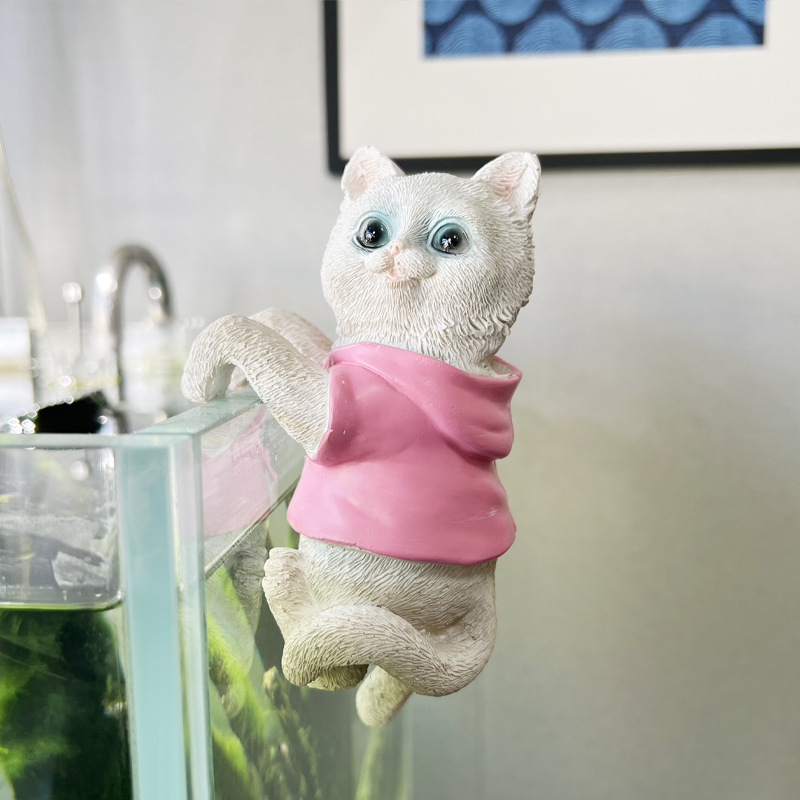 Vaso appeso gatto, grigio