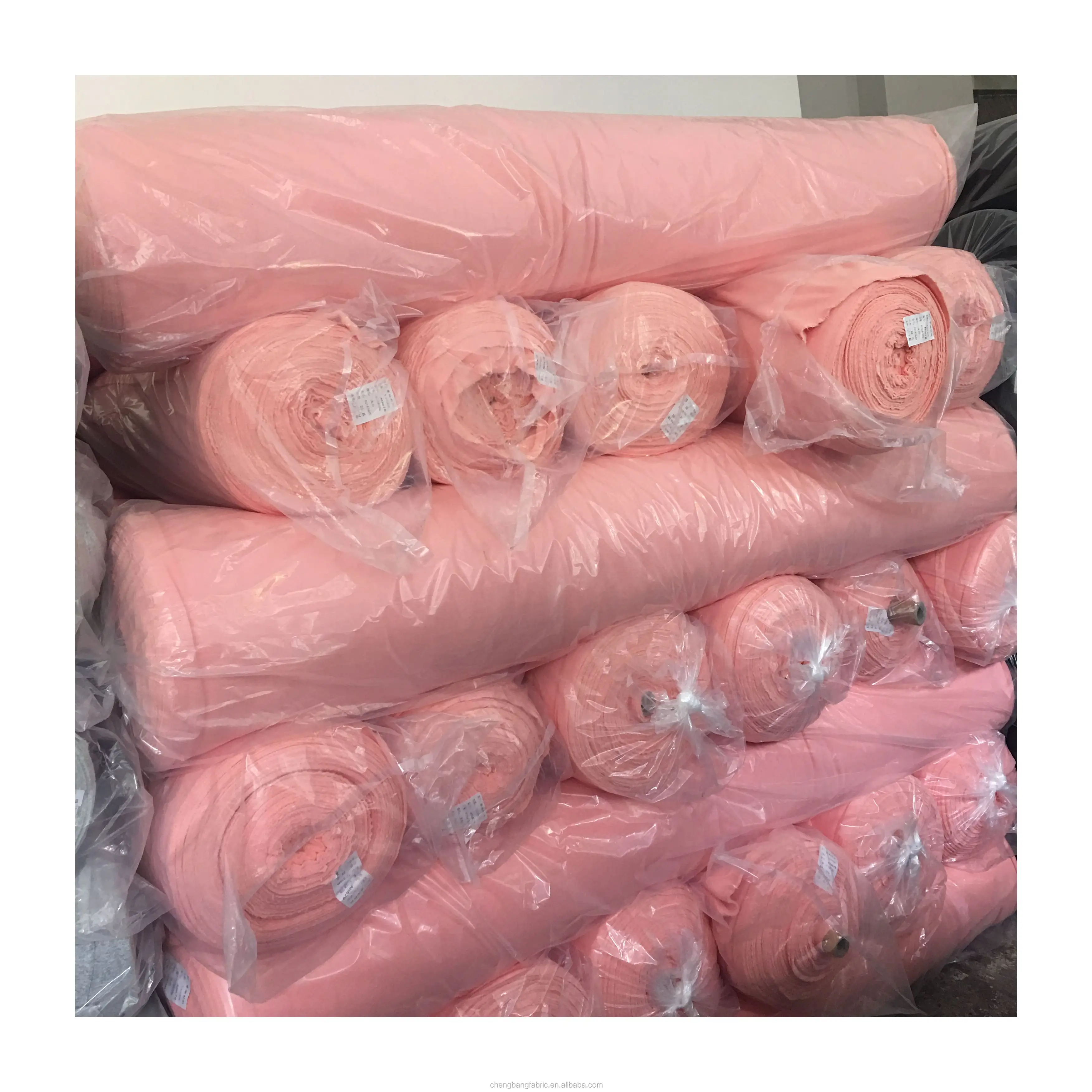 Stock Lots Wholesale 260g 100 Polyester Warm Brushed Velboa Fabric for Blanket Legging