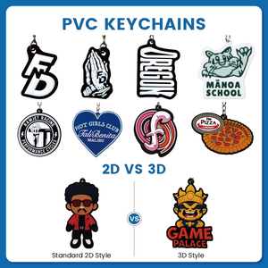 Tùy chỉnh thiết kế phim hoạt hình Silicone Keyring 2D/3D cao su PVC móc khóa - Product Image 4