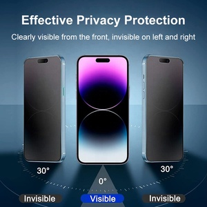 Gizlilik temperli cam filmi iPhone 15 14 13 12 11 Pro Max Anti casus ekran koruyucu iPhone X XS 8 artı koruyucu cam - Product Image 2