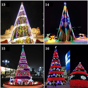 Xmas cây hình nón lớn ngoài trời Cây giáng sinh thương mại khổng lồ cho trung tâm mua sắm trang trí năm mới - Product Image 5