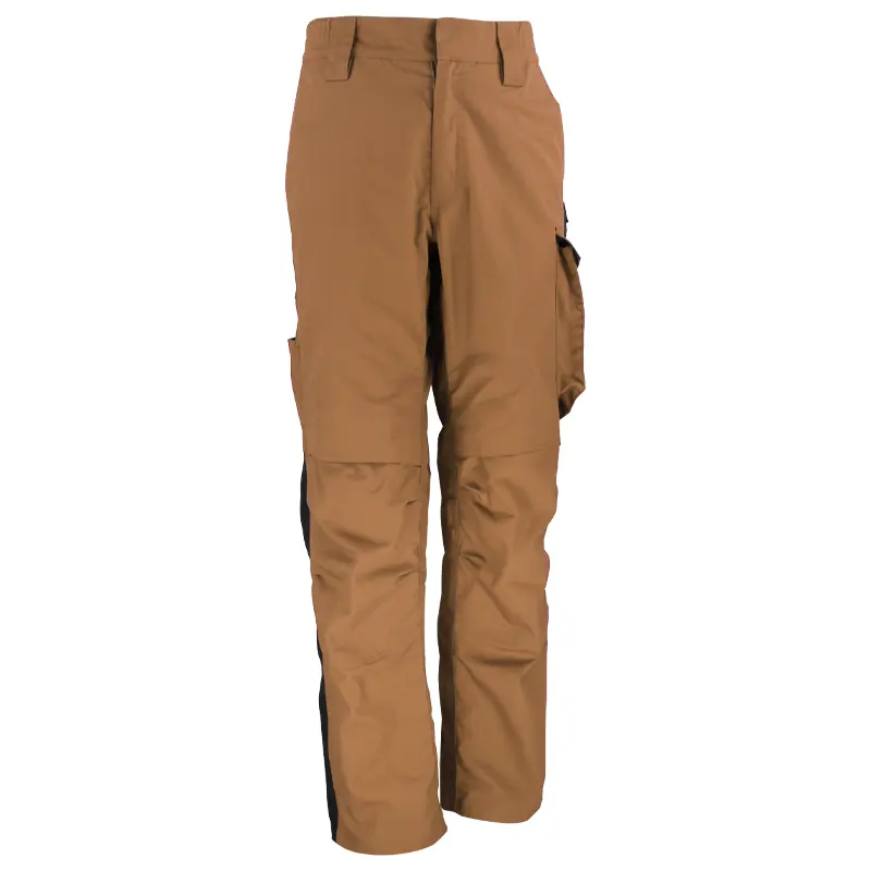 Individuelle Khaki Herrenarbeitskleidung Hosen Bauarbeit Hosen Mehrfachtaschen Ladungshose Arbeitskleidunguniform