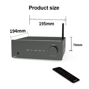 家庭用リモコン付き1チャンネル出力アンプBluetoothCSR 4.2レシーバーアンプ - Product Image 5