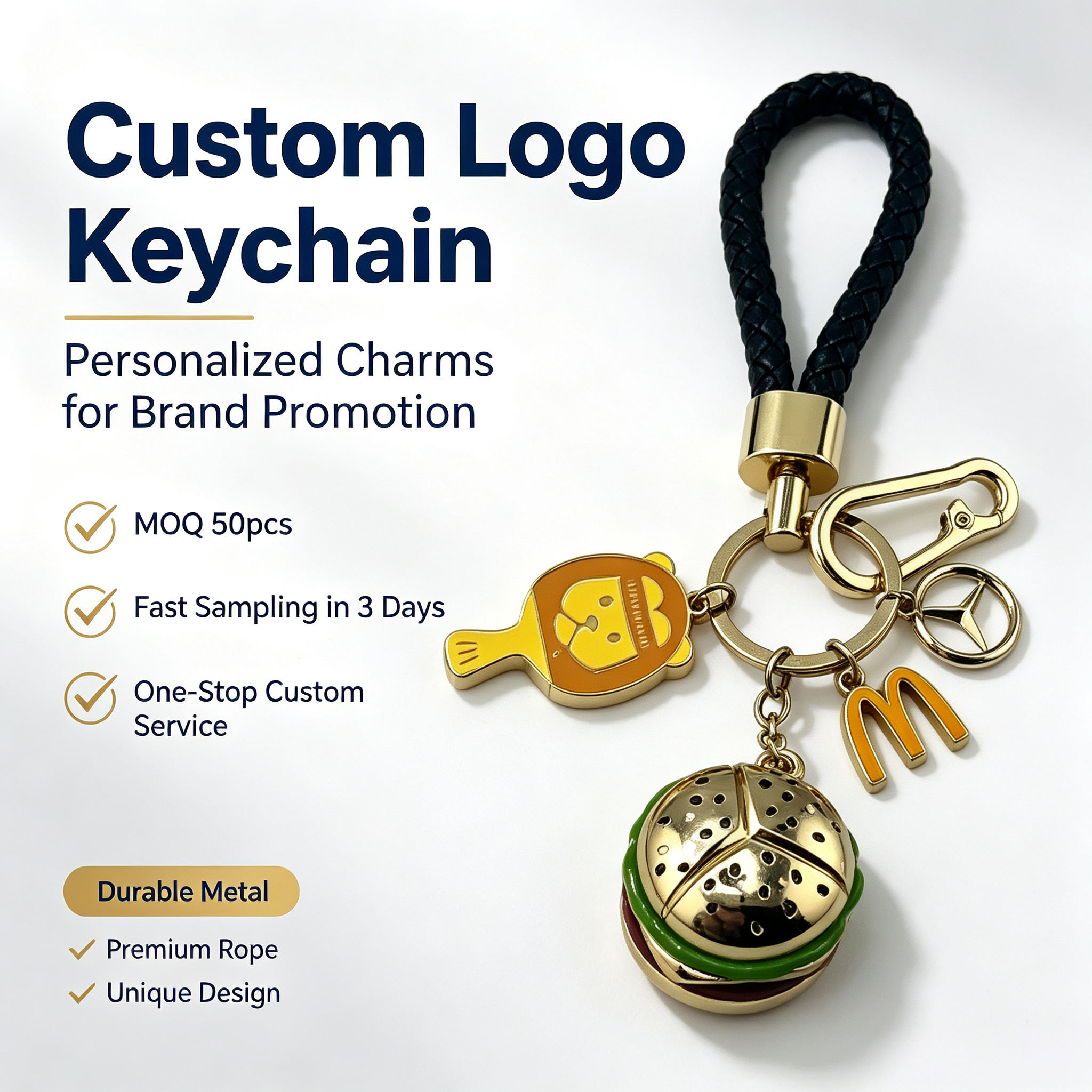 Multi-Charm Keychain