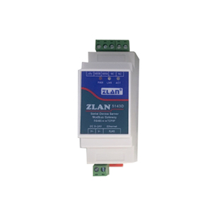 ZLAN5143D-montaje de Riel Din, pequeño tamaño, puerto Serial RS485 a TCP/IP, Ethernet, convertidor de servidor Modbus RTU a Modbus TCP