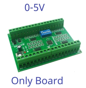 N4DVA16 0-5V 0-10V电压采集模块16CH差分模拟输入模块RS485 Modbus RTU，用于PLC HMI电池组