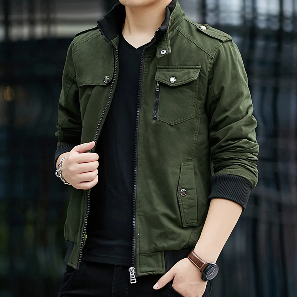 Chaqueta de terciopelo para hombre, chaqueta de estilo popular, versión coreana