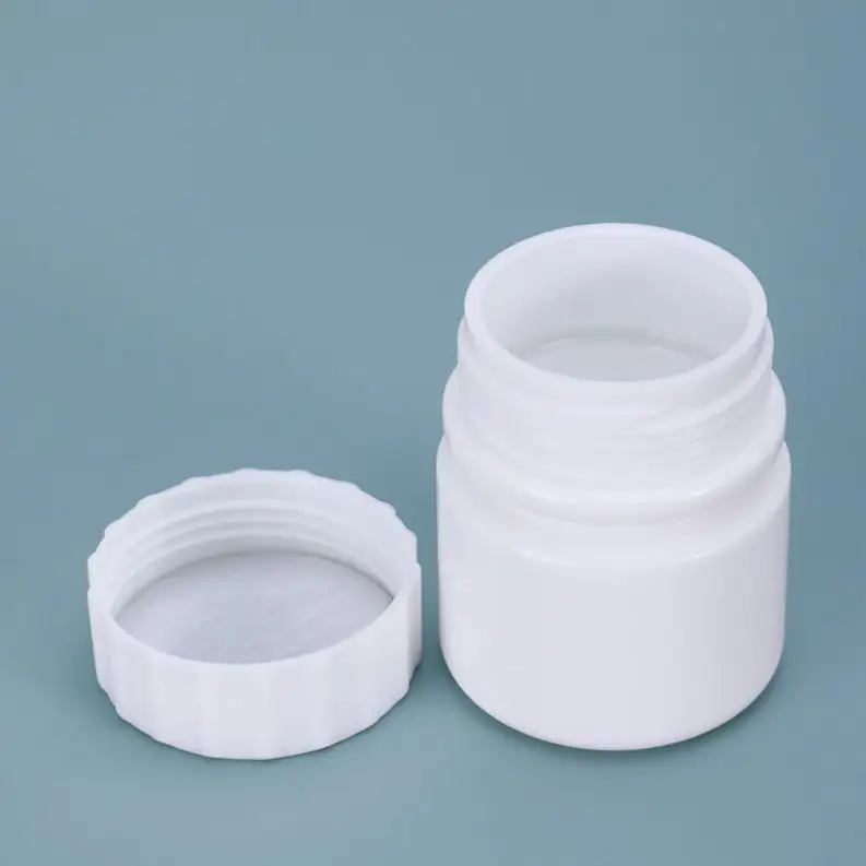 Mini bouteille vide de 30ml pour le conteneur de stockage de capsule de comprimés de médecine de pilule