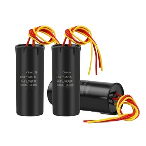 洗衣机用CBB60 450VAC电机启动四线电容器双电容CBB60双电容器 - Product Image 1