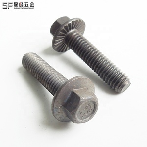 M3 M4 M8 M10 M12 M20 ô tô Fastener đánh bóng đồng bằng carbon không gỉ thép Hex đầu bu lông Hex bu lông và các loại hạt M8 Hex bu lông 8.8 - Product Image 1