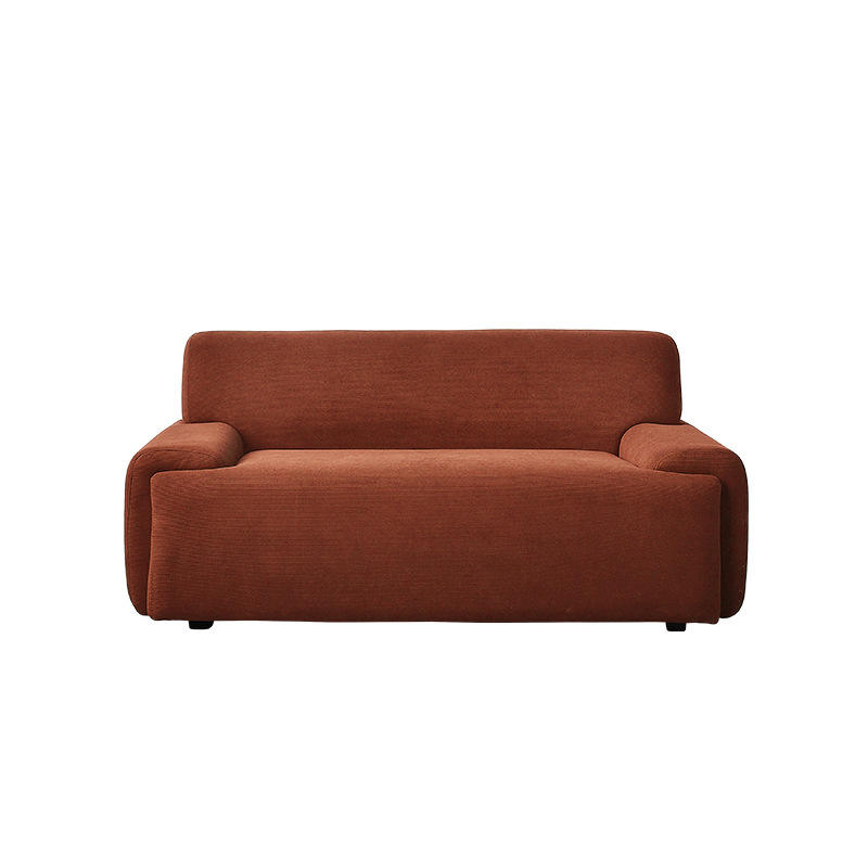 ผ้าลูกฟูกสีส้มแดง