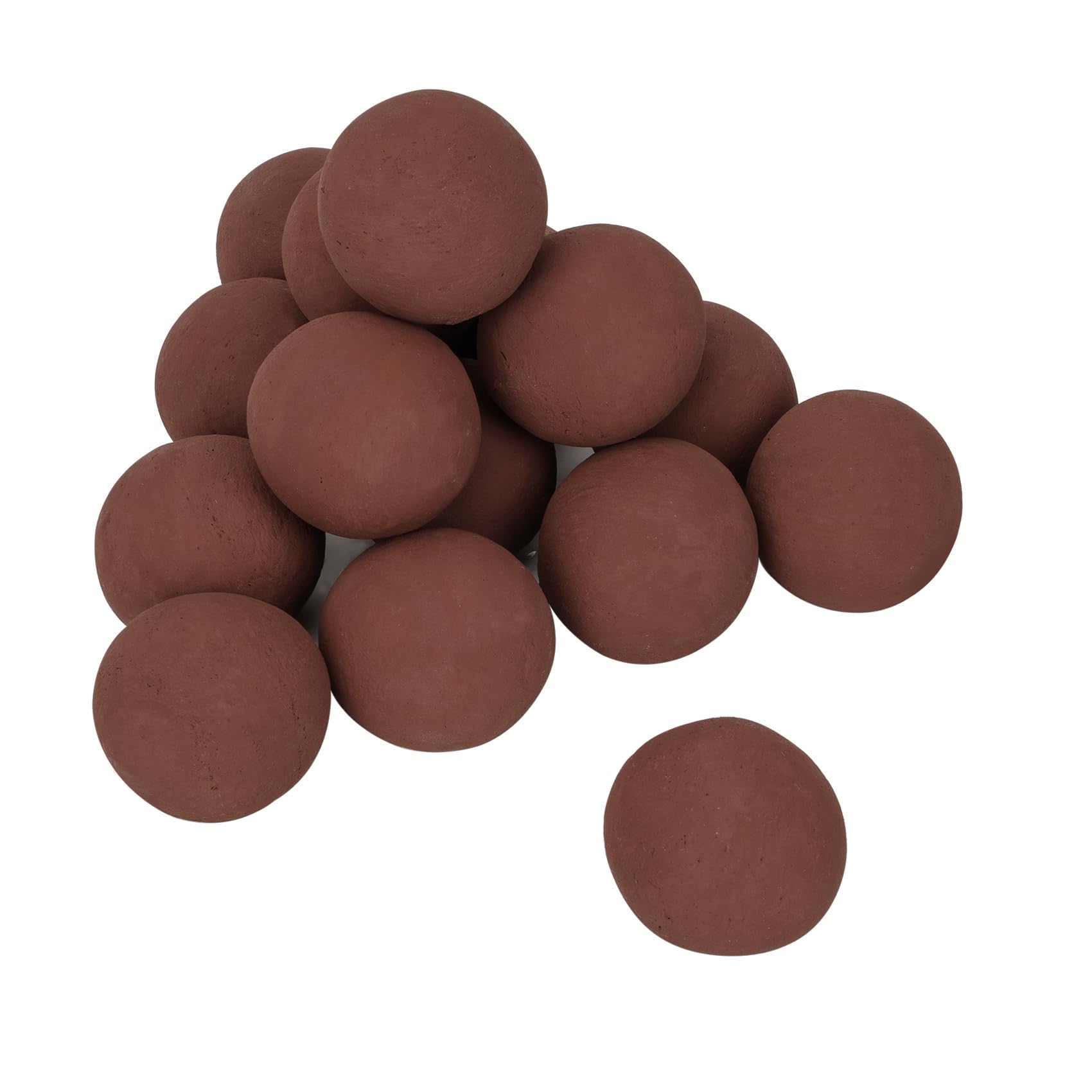 3 Inch Red Ceramic Fire Balls