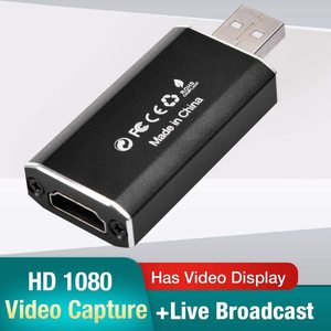 HDMI转USB 2.0采集卡加密狗1080P输出录像机抓取器，用于OBS捕捉游戏直播流 - Product Image 2