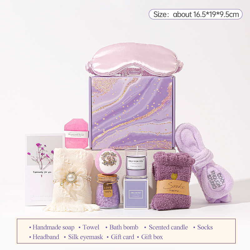 Coffret cadeau violet 02