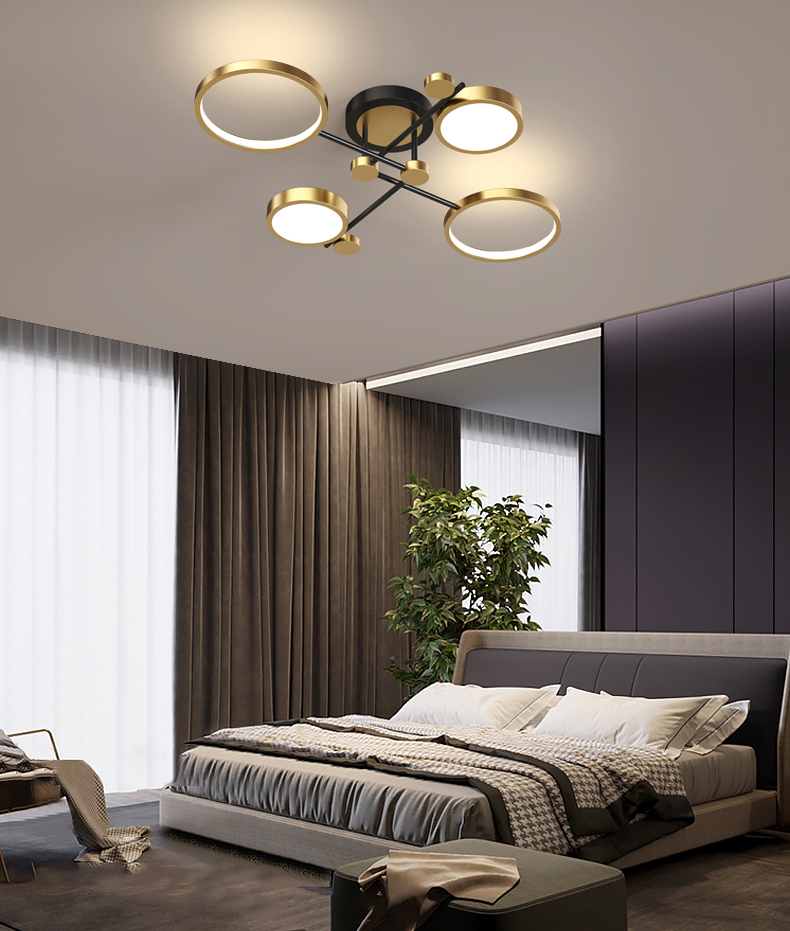 2021 new arrival modern Fashion 38W nordic led ceiling light home for living room bedroom lamp kids ceiling  lamp