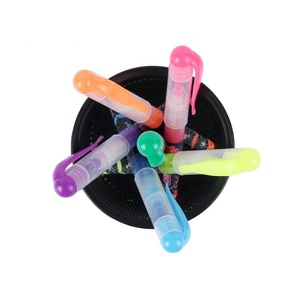 BECOL, bolígrafos Resaltadores multicolores promocionales, rotulador resaltador de punta de cincel fluorescente con logotipo personalizado para estudiantes