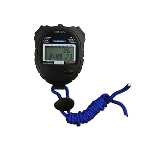 Cronometro sportivo digitale con retroilluminazione colorata professionale da 10 lap memory con display lcd della temperatura FW9043 - Product Image 2