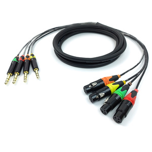 Cannon XLR Signal Line Cable multinúcleo de 4 vías con rendimiento de transmisión óptica Sintonización de caja de interfaz de audio profesional - Product Image 3