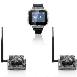 Drahtloser PIR-Bewegungs sensor detektor Sicherheit Außen alarm detektor mit Armbanduhr - Product Image 1