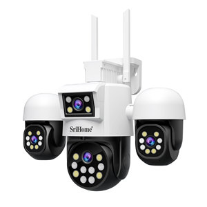 8MP กล้องวงจรปิดแบบมีลูกกระสุนมุมกว้างพิเศษระบบกล้อง IP 4เลนส์180 ° ดูภาพพาโนรามา5X ซูมพร้อมเซ็นเซอร์ CMOS ในตัว - Product Image 3