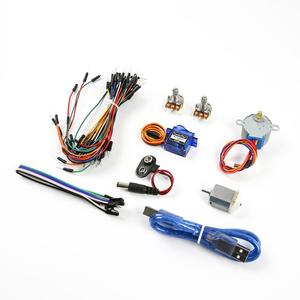 Robot linking Electronics Komplettes Roboter-Kit Lernstarter-Kit Schrittmotor-RFID-Kit für Arduino uno R3