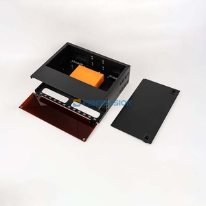 12-288 núcleos 19 'pulgadas compacto ODF Panel de conexión óptica Flip-top Rock Mount Terminal Cabinet para centro de datos y distribución de Red - Product Image 2