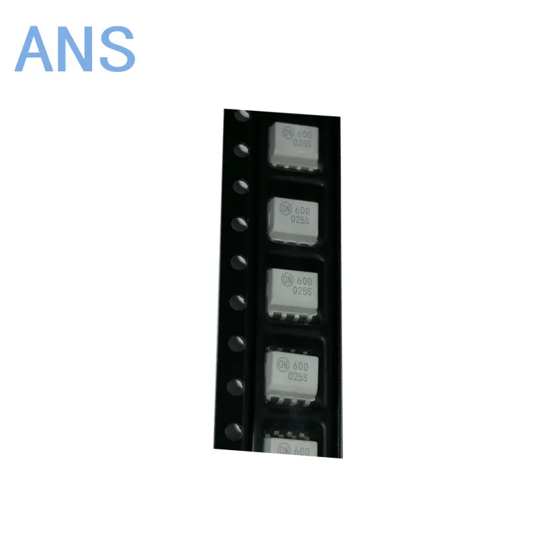 Produit de vente chaud approvisionnement d'origine HCPL0600R2 sortie logique optoisolateur 10Mbps collecteur ouvert 3750Vrms 1 canal 5kV/us CMTI 8SO