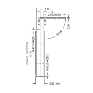 Charakter <span class=keywords><strong>LCD</strong></span> <span class=keywords><strong>Display</strong></span> Modul Reflektierende <span class=keywords><strong>7</strong></span>-<span class=keywords><strong>Segment</strong></span> TN - Twisted Nematische 30,00mm x <span class=keywords><strong>17</strong></span>,30mm x 2,80mm