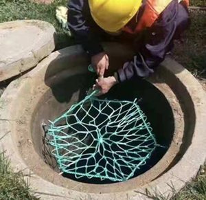 ท่อระบายน้ำโพลีเอสเตอร์ HDPE ท่อระบายน้ำรูปกลมฝาครอบกันตกสุทธิความปลอดภัยสำหรับคนเดินเท้า - Product Image 6