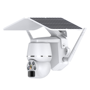 WiFiワイヤレスソーラーパワーカメラ4GSIMカードカラーナイトビジョン6W5MPCCTVセキュリティソーラーカメラ屋外 - Product Image 2