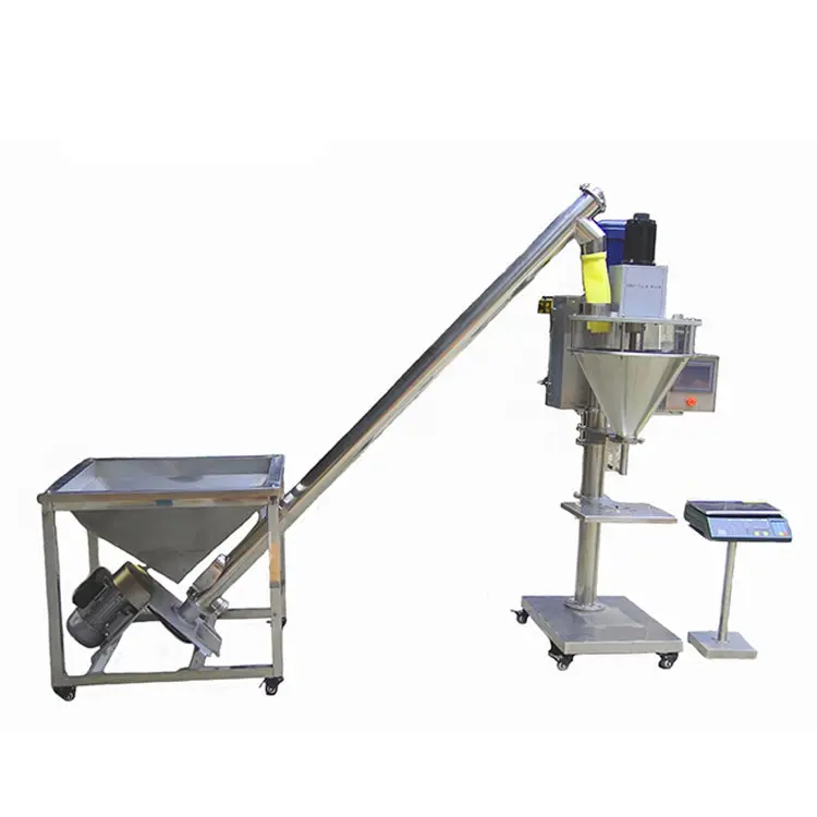 DS-3&DF-A Automatic 5g-5000g Coffee Protein Weigh Powder Pouch Auger Filling Packing Machine with Screw Feeder