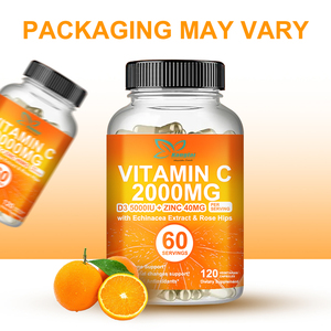 Les capsules de vitamine <span class=keywords><strong>C</strong></span> 2000MG d'ODM d'OEM soutiennent le système immunitaire sain - Product Image 3