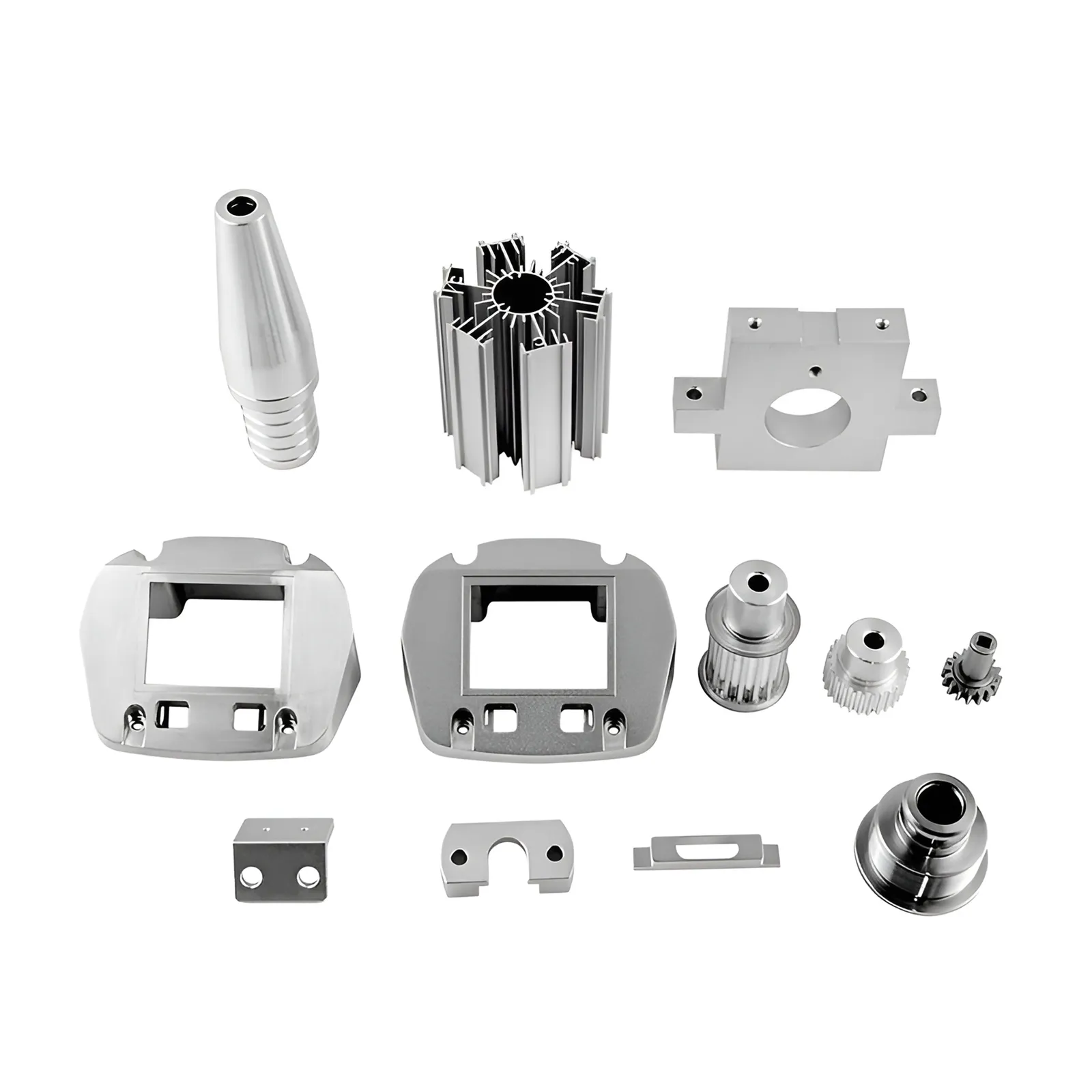Bucha de alumínio personalizada, peças de moldura de janela de alumínio e peças automotivas de alumínio
