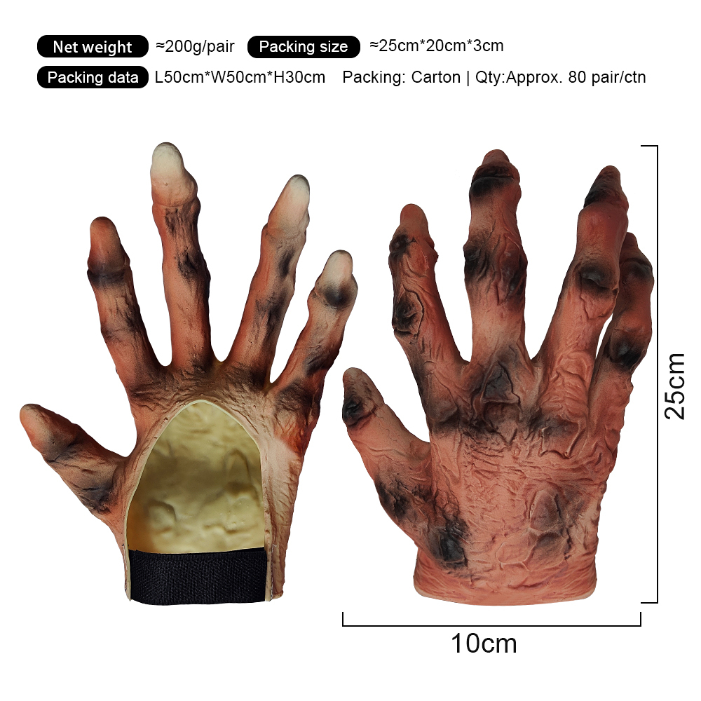 Brown Skull Hands