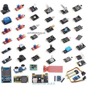 Módulo de sensores para arduino 45 en 1, Kit de iniciación, mejor que el kit de sensor 37 en 1, para R3 MEGA2560