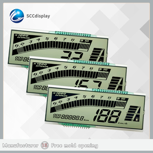 Prezzo a buon mercato personalizzato 7 segmenti monocromatico moduli Display LCD HTN TN FSTN VA Display LCD schermo