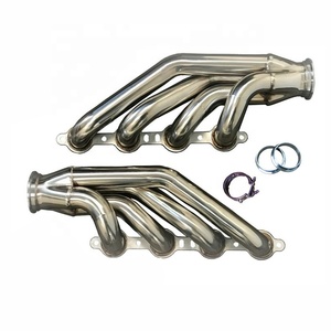 High Quality Auto Parts Hanger Gasket Flange Pipe Tips Valve Muffler Exhaust System Racing Car Turbo LS1 HeaderためChevy SBC V8 - Product Image 5