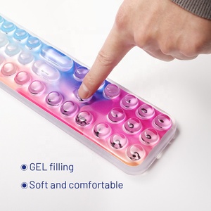 Benutzer definierte numerische Tastatur Tastatur Mauspad Transparente TPU Gaming Handgelenk auflage mit Blockform für das Home Office - Product Image 5