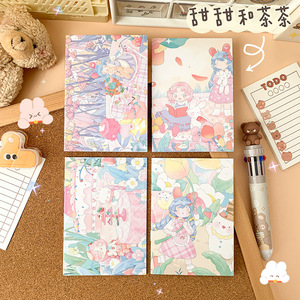 可爱迷你书学生口袋笔记本软面记事本办公文具记事本 - Product Image 4