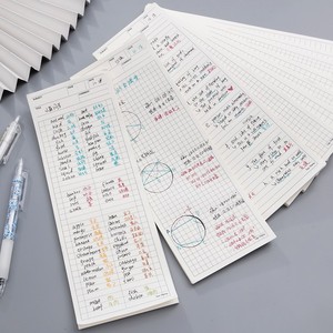 50 hojas de Papel súper largo para notas adhesivas, línea de bloc de notas, cuadrícula no adhesiva, tira larga, notas de poste, estudiantes - Product Image 2