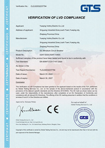 Mini disyuntor de circuito de 15 amperios, 2P/3P, carril Din, MCB, con certificación CE, protección electrónica LI, corriente nominal de 25A - Product Image 2
