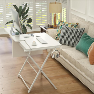 Nuevo anuncio, escritorio de ordenador plegable Simple moderno, instalación gratuita, mesita de noche multifunción para el hogar, mesa de ordenador - Product Image 3