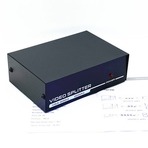Distribuidor de caja divisora VGA de 4 puertos, 1 entrada, 4 salidas, Selector de 1 a 4 para LCD, PC, Monitor de TV compatible con 1920x1440 Bandwi - Product Image 3