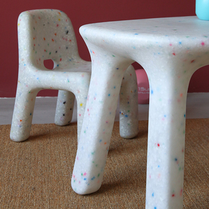 Trẻ Em Của Chơi Bảng Trẻ Em Hoạt Động Ghế Bảng Thiết Lập Bền Ngoài Trời Trẻ Em Trẻ Em Của Đồ Nội Thất Mẫu Giáo Nhựa Bé Bàn - Product Image 3