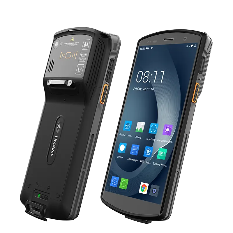 Urovo-Lector de tarjetas de memoria pda, dispositivo portátil resistente al agua IP67, con Android 9, lector de tarjetas RFID de mano, pdas industriales para logística