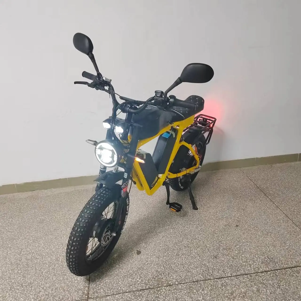 2024 Yolin sepeda listrik baru 2000W Motor ganda merek Bafang 52V baterai tiga 70Ah ban lemak bingkai campuran aluminium sepeda