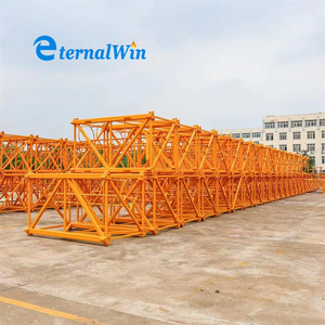 Endüstriyel Flattop Luffing Jib kule kaldırma vinçleri <span class=keywords><strong>5</strong></span> 8 10 12 Ton Hammerhead/üstsüz/düz üst kule vinç inşaat için