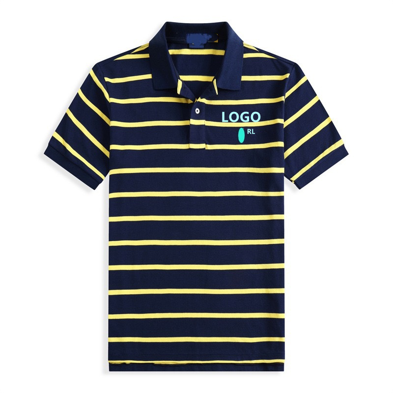 JD 04#Rayure marine et jaune