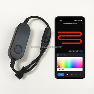 Цифровой мини-контроллер для светодиодных лент WS2812B WS2811, неоновый модуль с Wi-Fi, RGB, IC, 5 В, USB, 12 В постоянного тока, голосовое управление через приложение - Product Image 1